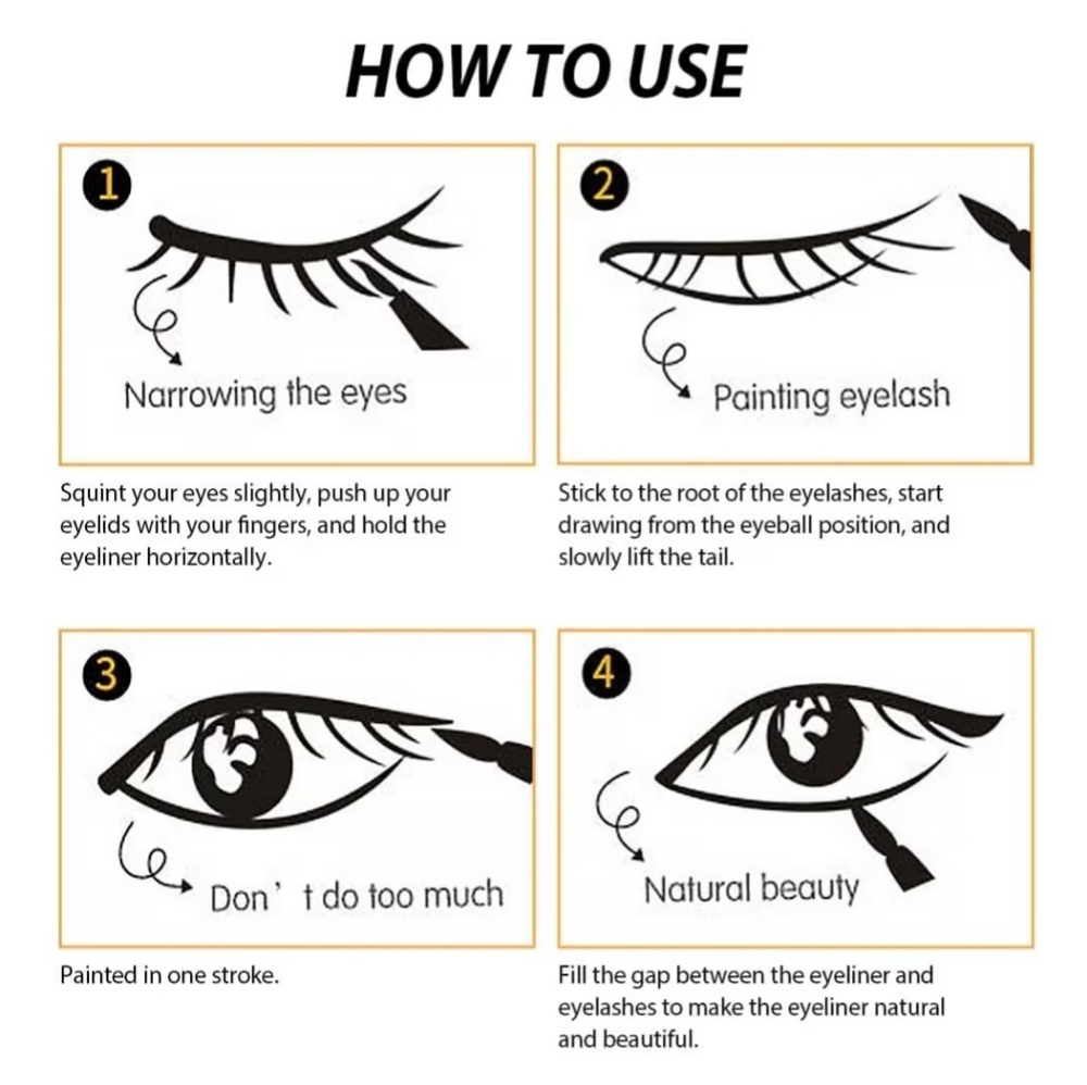 Matte Liquid Eyeliner Pen- black or brown - Picture 3 of 4